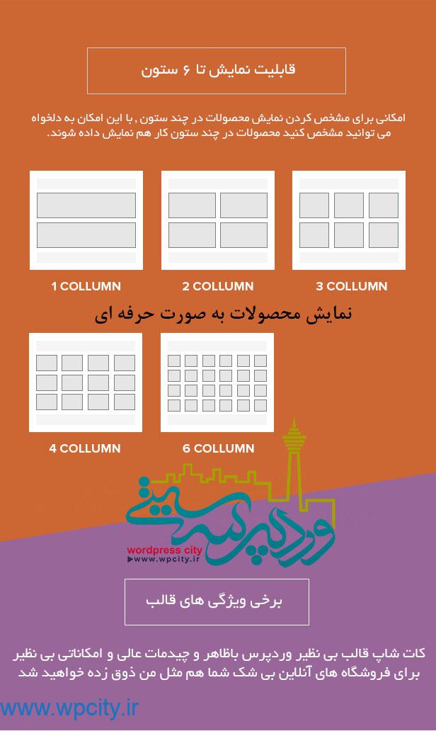 قالب فروشگاهی kute shop
