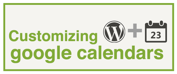 google calendar wordpress