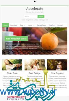 قالب شرکتی وردپرس accelerate