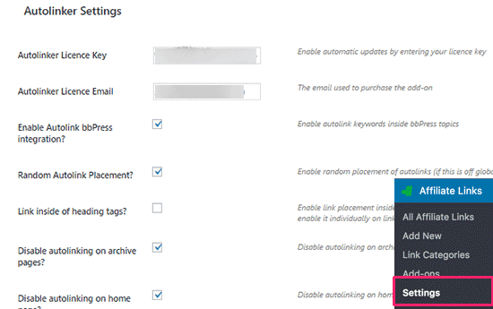 autolinkersettings