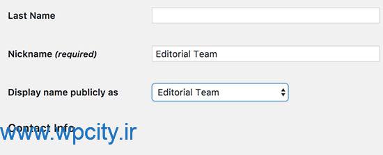 حذف نام نویسنده در وردپرس