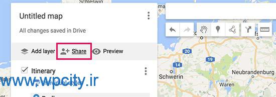 نمایش نقشه گوگل مپ در وردپرس