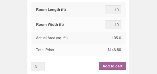 افزونه Measurement Price Calculator