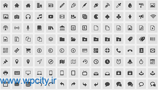 اضافه کردن فونت آیکون به قالب وردپرس