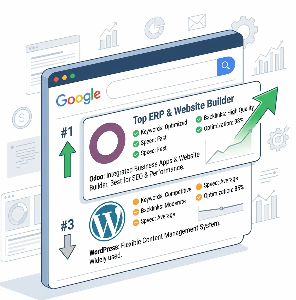 سئو: برتری تحلیلی وردپرس در برابر قدرت ساختاری اودو